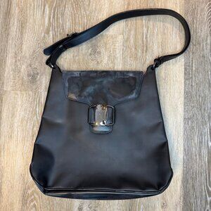 Salvatore Ferragamo - Black Calfskin Trifolio Handbag